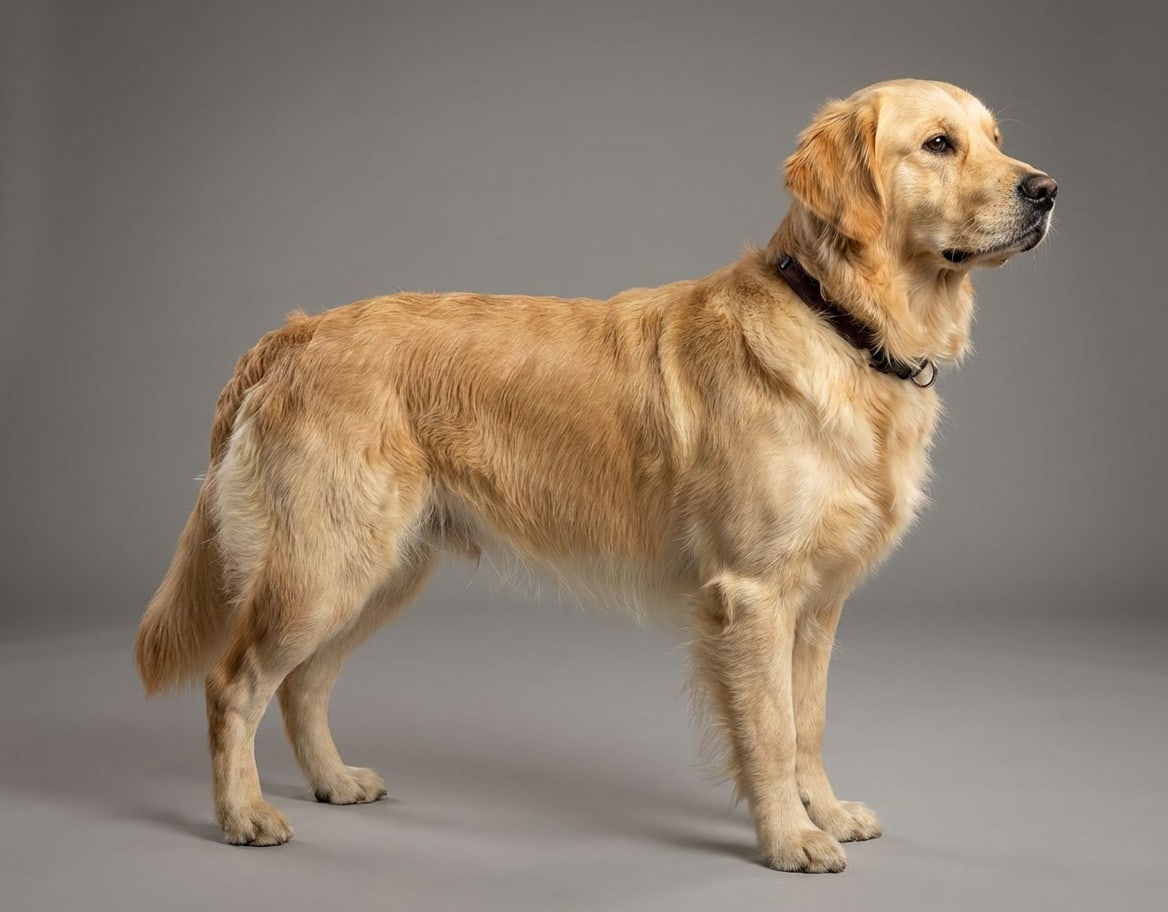 A happy, well-cared-for dog